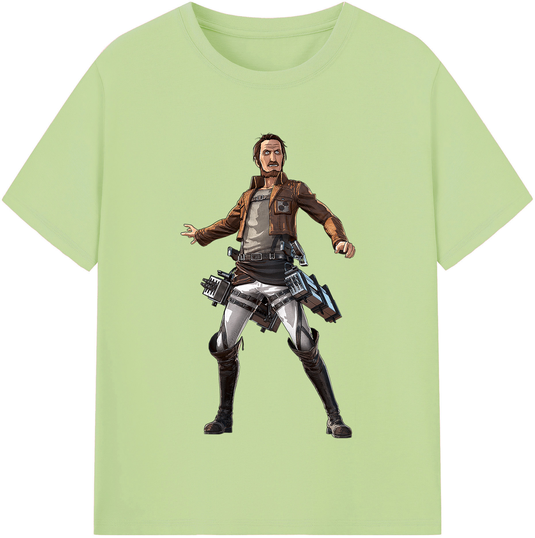 （画像用） 進撃の巨人 Attack on Titan 綿100％半袖Tシャツ（フロントプリント）